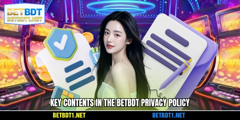 Key contents in the BETBDT privacy policy