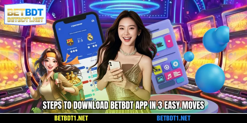 Steps to download BETBDT app in 3 easy moves