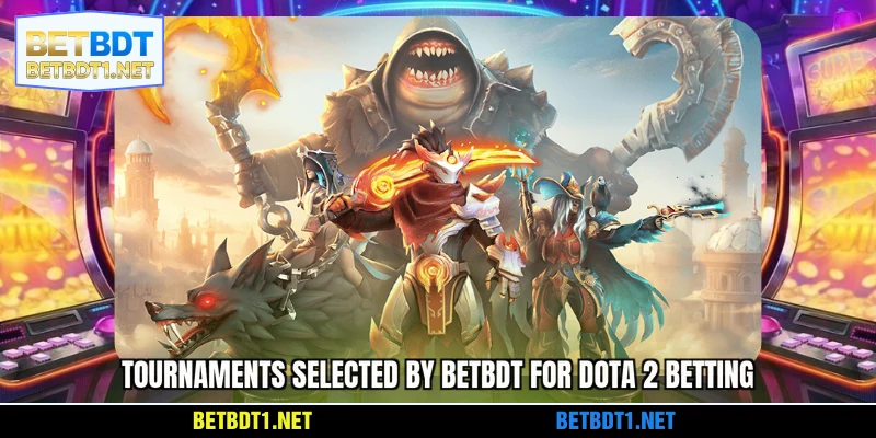 Tournaments selected by BETBDT for Dota 2 betting